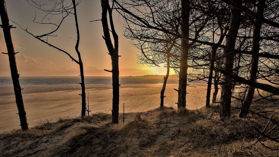 Ynys Llanddwyn sunset