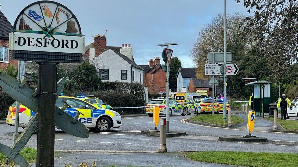 Desford crash