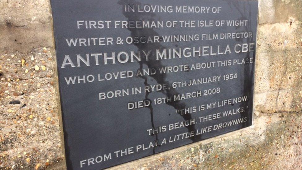 Anthony Minghella plaque