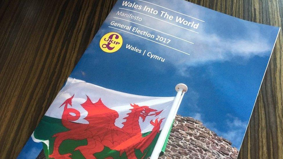 UKIP's Welsh manifesto cover