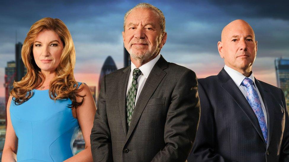 Karren Brady, Lord Sugar and Claude Littner