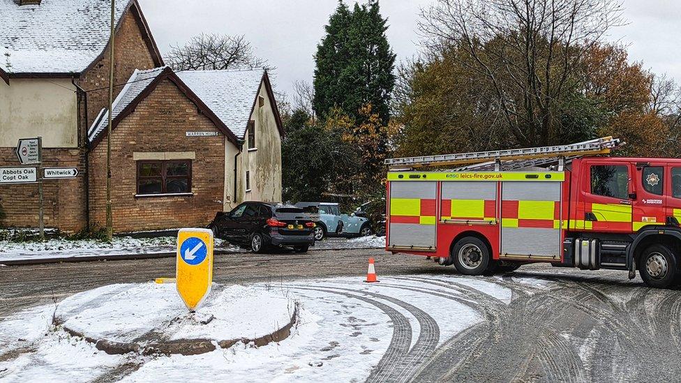 Car into house in Whitwick