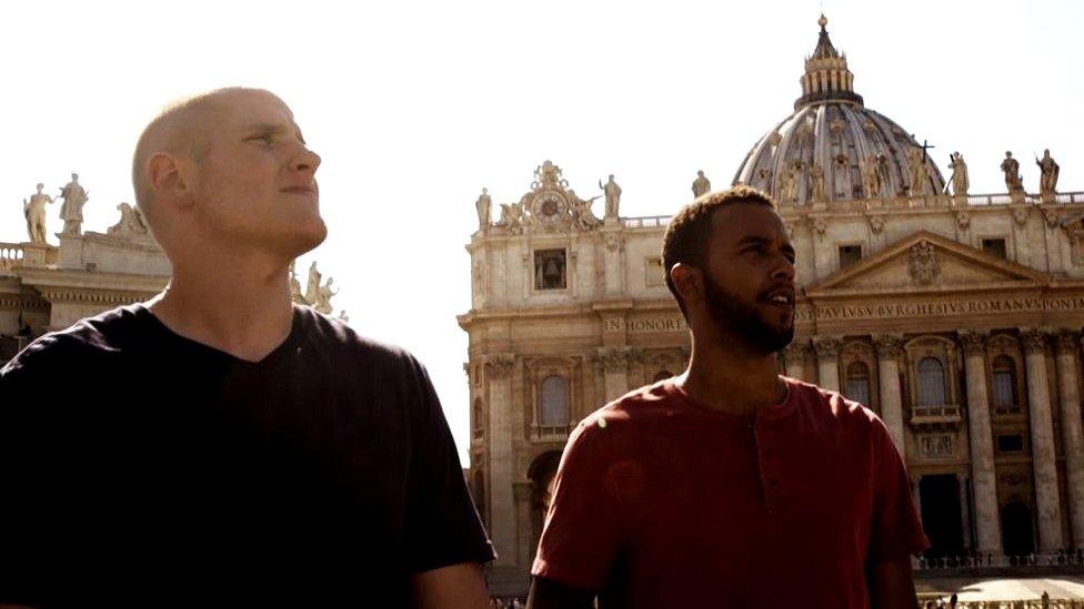 Anthony Sadler (right) and Spencer Stone