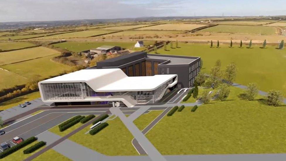 An artist's impression of the new science park