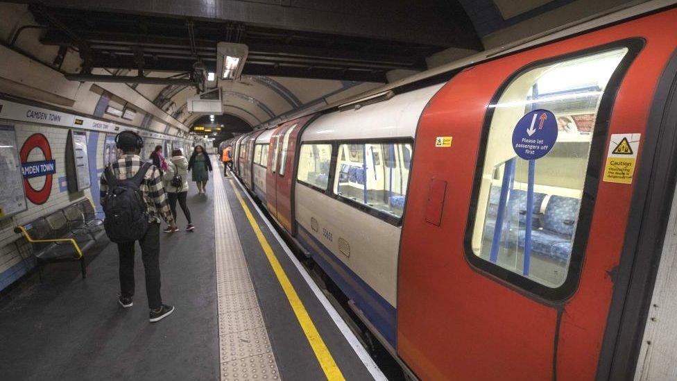 Commuters at Camden Town