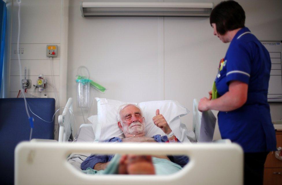 NHS workers at Milton Keynes University Hospital