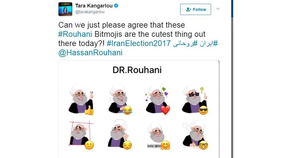 Rouhani emojis