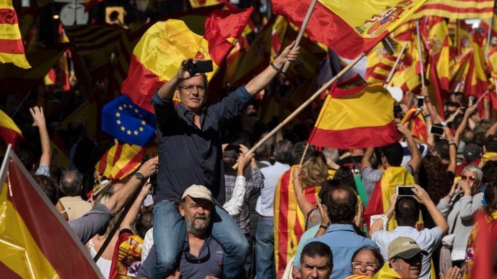 Barcelona protest