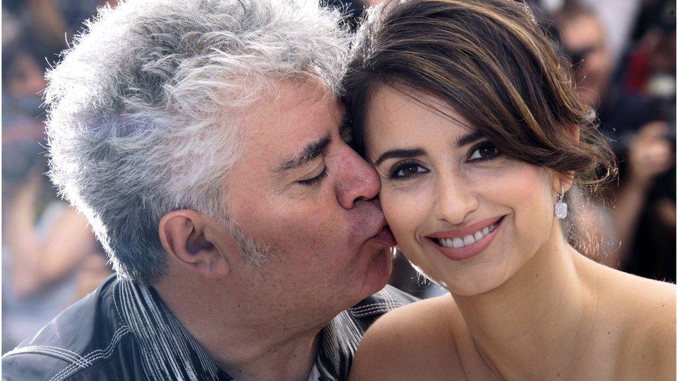 Pedro Almodovar and Penelope Cruz