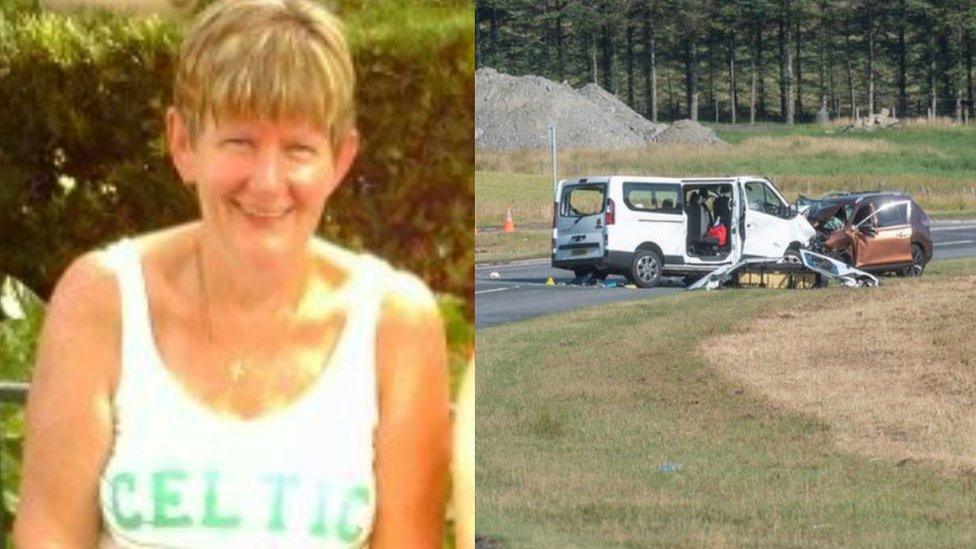 Evalyn Collie died in A96 crash