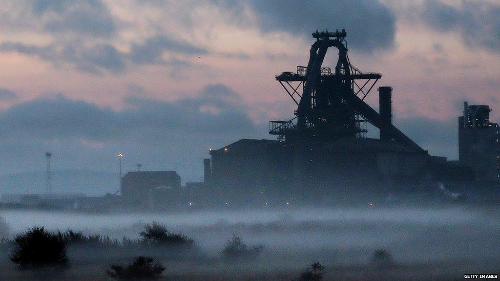 The steel plant at Redcar which closed last year leading to 1,700 job losses