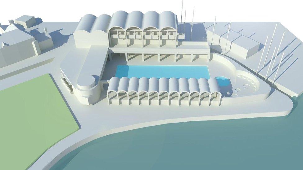 Plans for Otley Lido