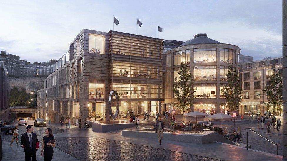 CGI of New Waverley development