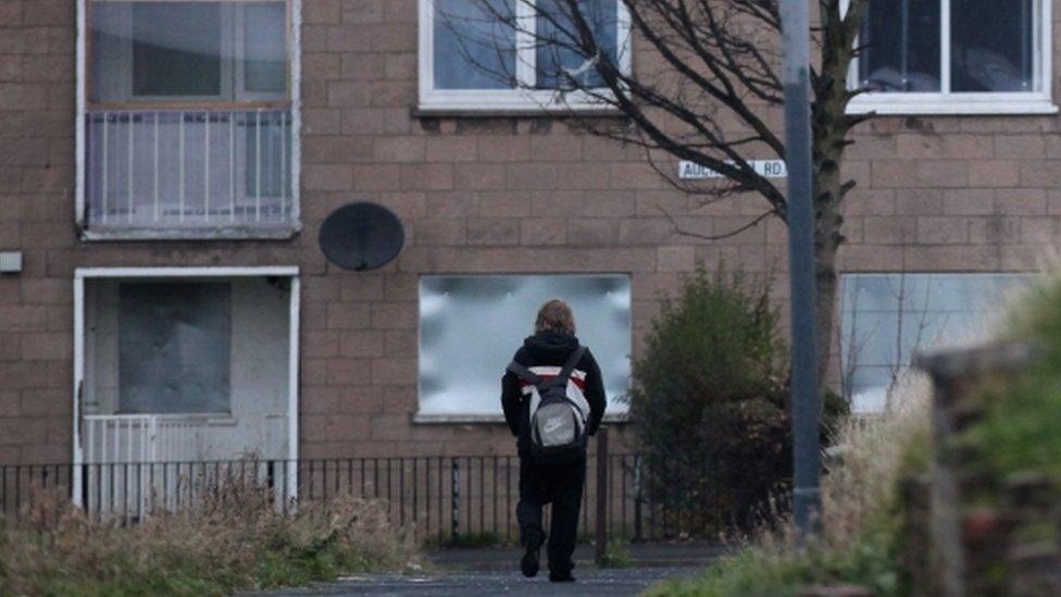 Housing estate in Glasgow