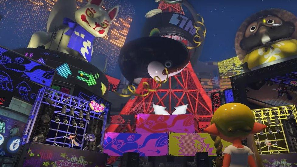 Splatoon 3 expansion Inkopolis.