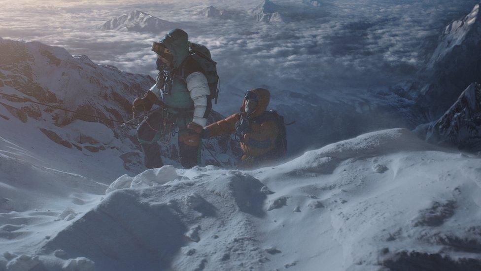 A scene from Everest