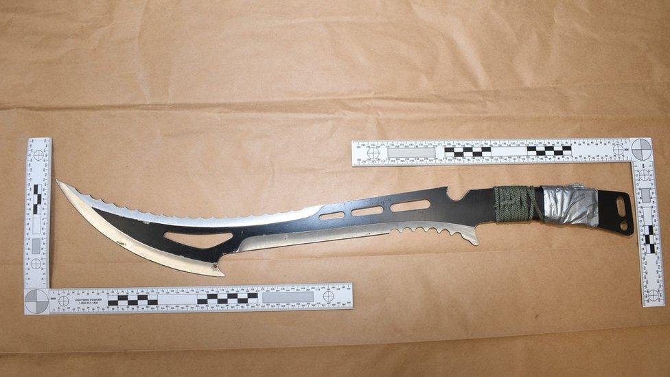 Zombie knife seized by Met Police