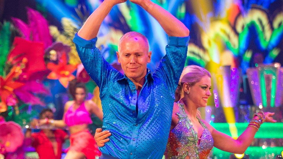 Judge Rinder dancing