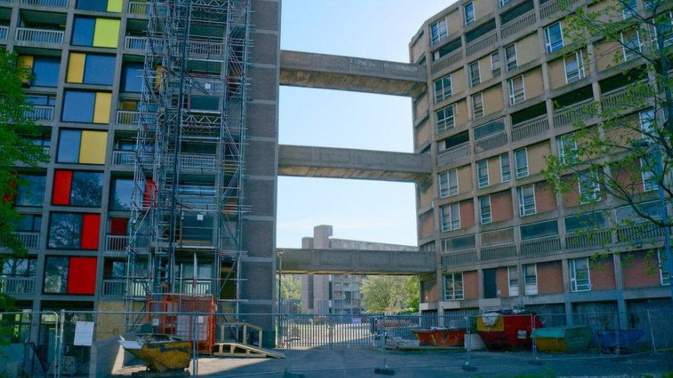 Park Hill flats in Sheffield