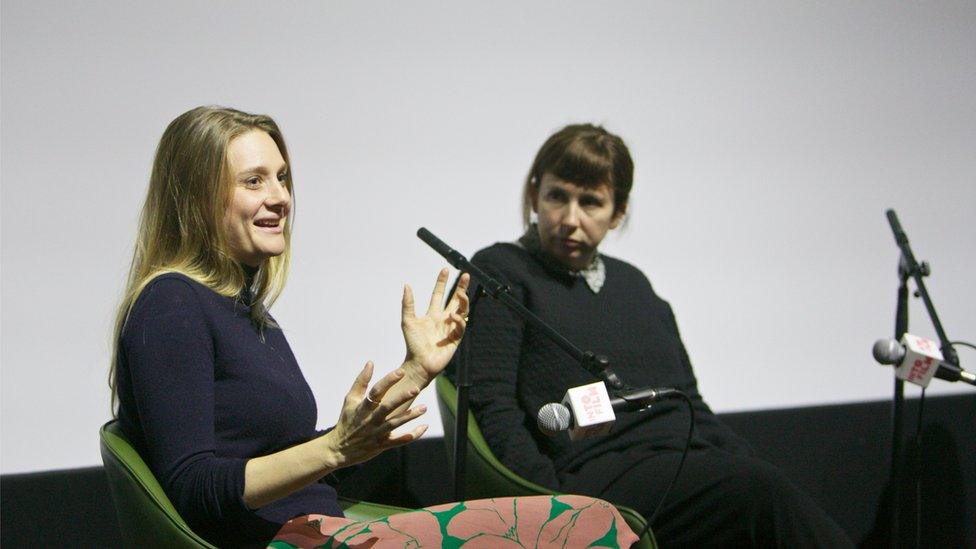 Actress Romola Garai and writer Abi Morgan