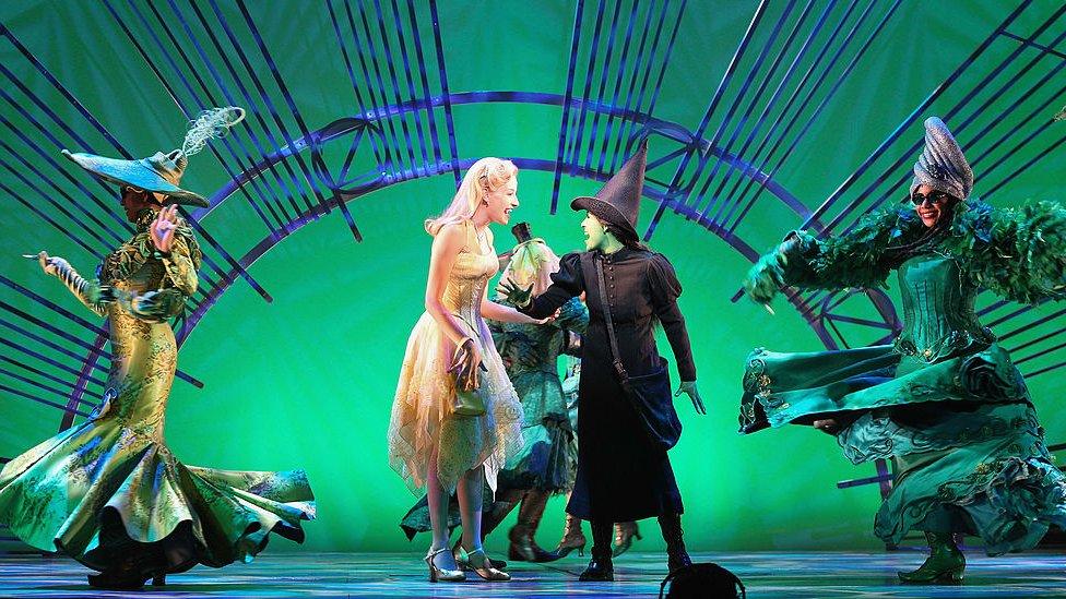 wicked the musical on stage