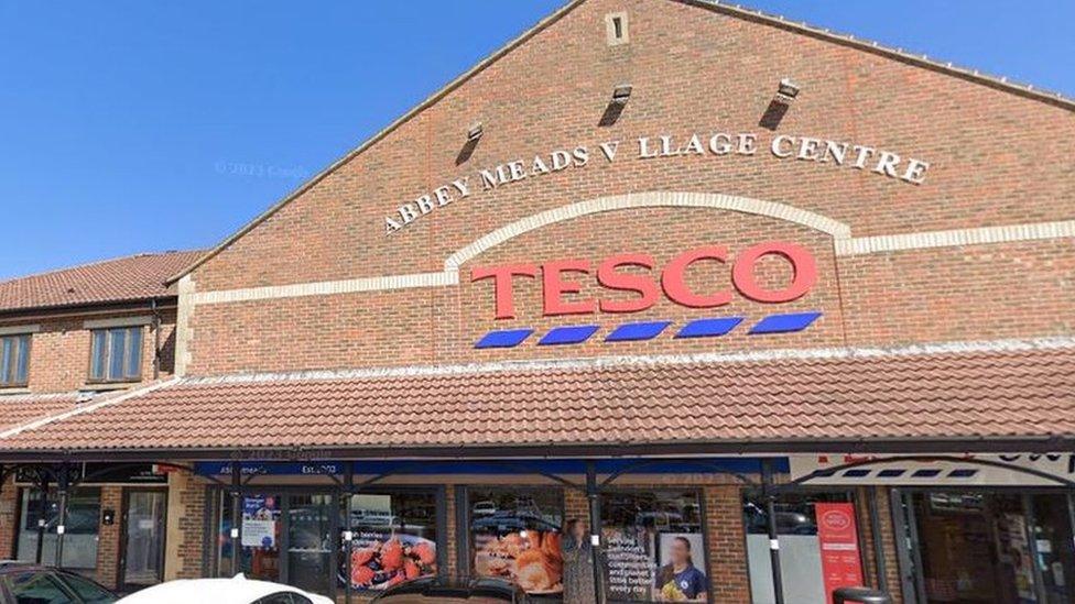 The Tesco Abbey Meads store in Swindon