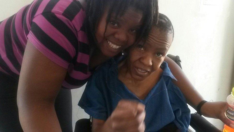 Virginia Machpelah and her 20-year-old daughter