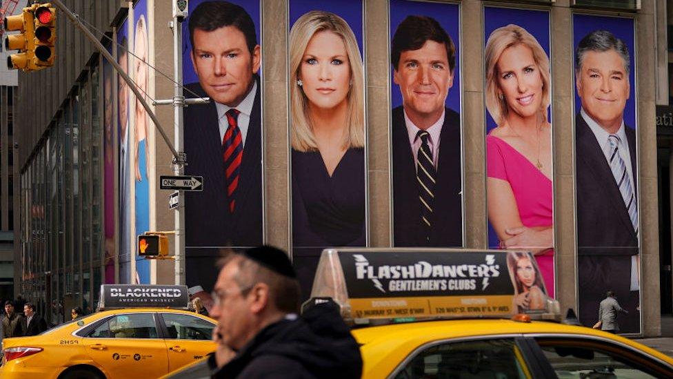 Fox News billboard in NYC