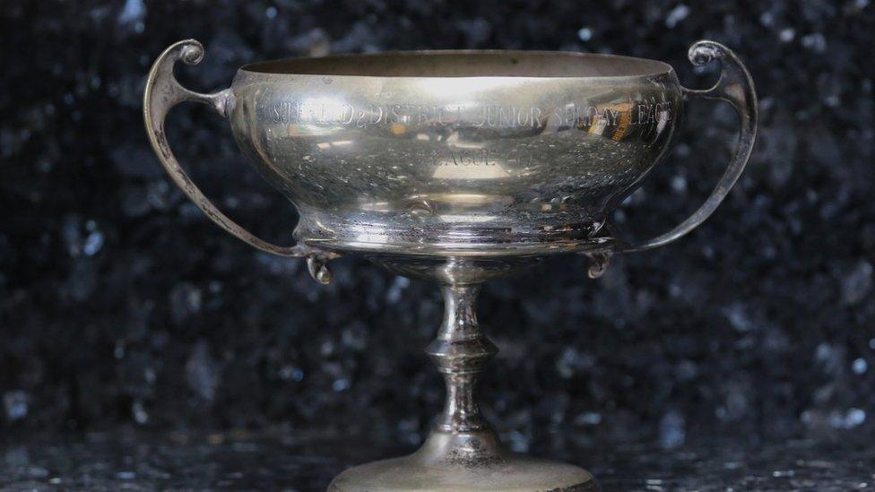 old junior trophy from around 1890