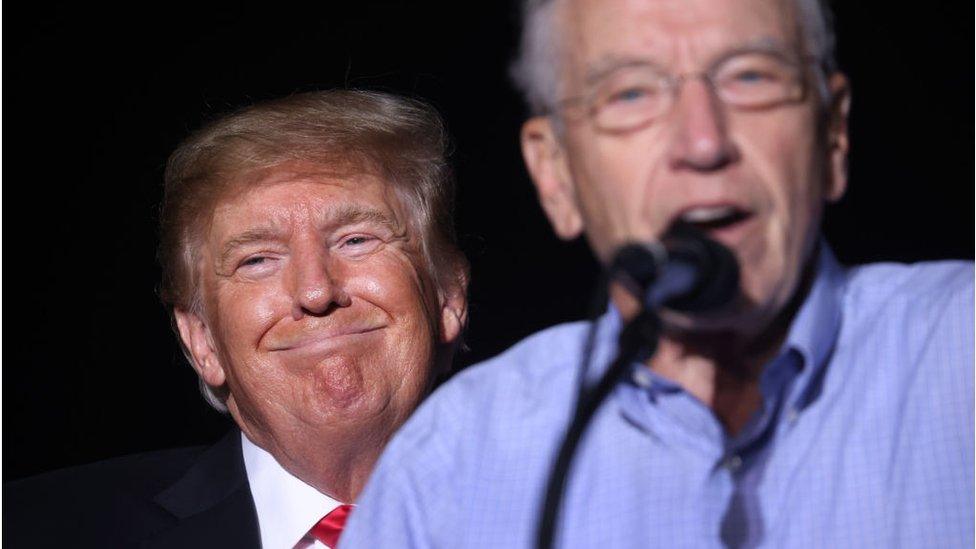 The 88-year-old senator said it would be stupid for him to not seek Mr Trump's help