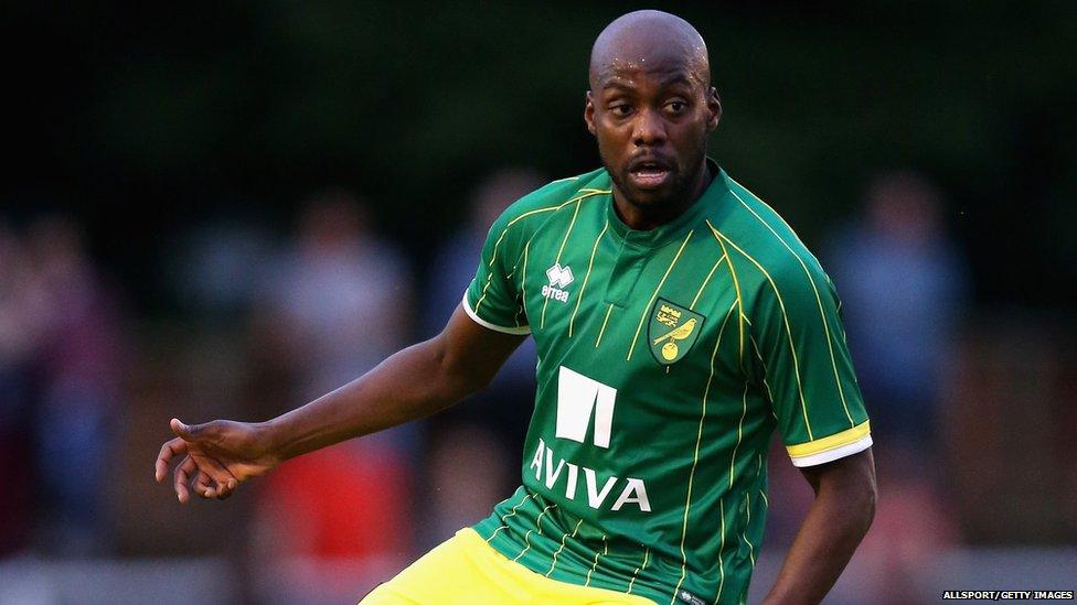 Youssouf Mulumbu of Norwich City controls the ball during the pre season friendly match between Hitchin Town and Norwich City at Top Field Stadium