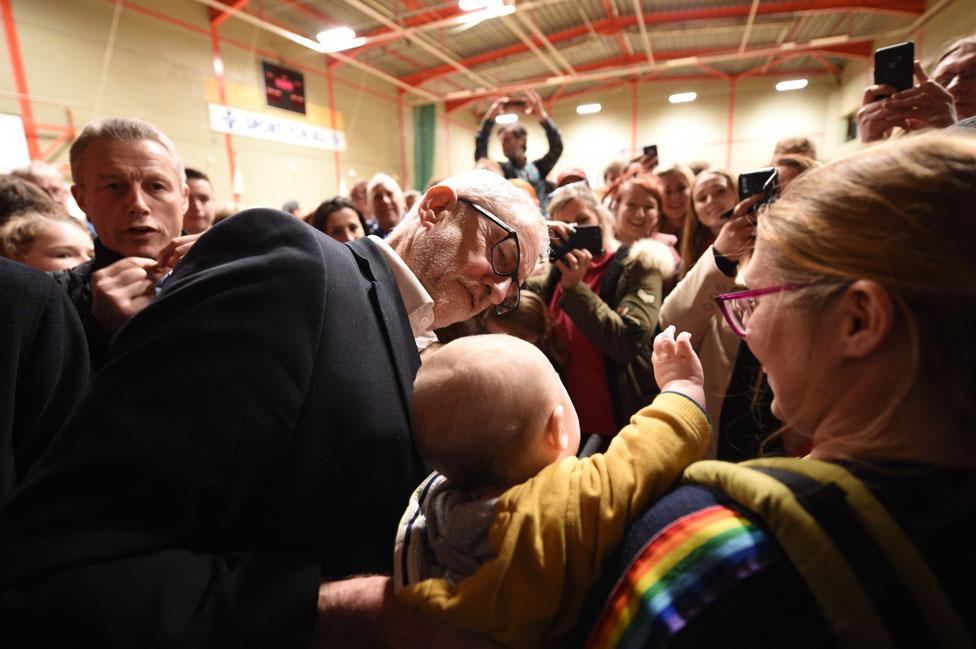 Corbyn in north Wales