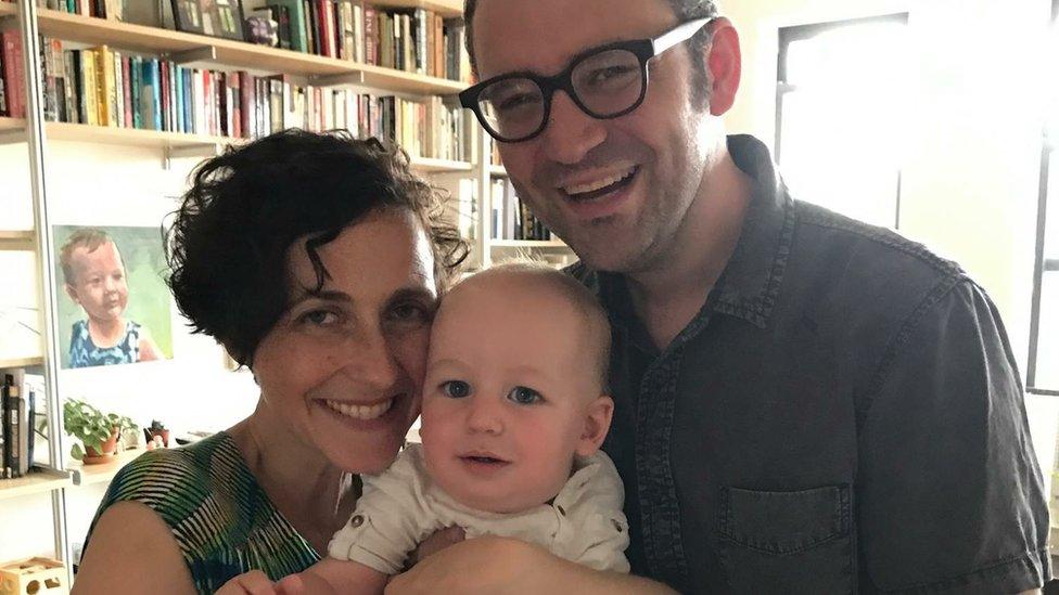 Jayson Greene with wife Stacy and son Harrison