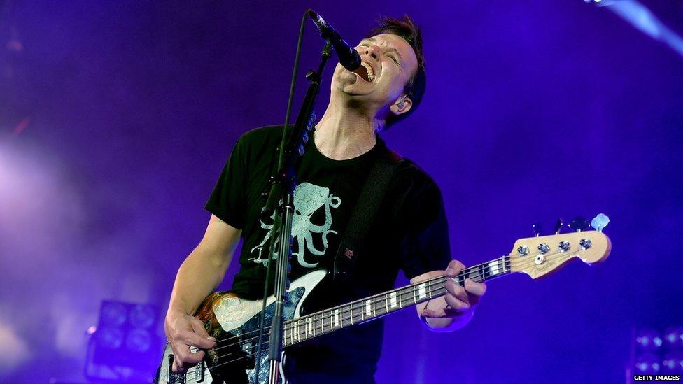 Mark Hoppus from blink-182