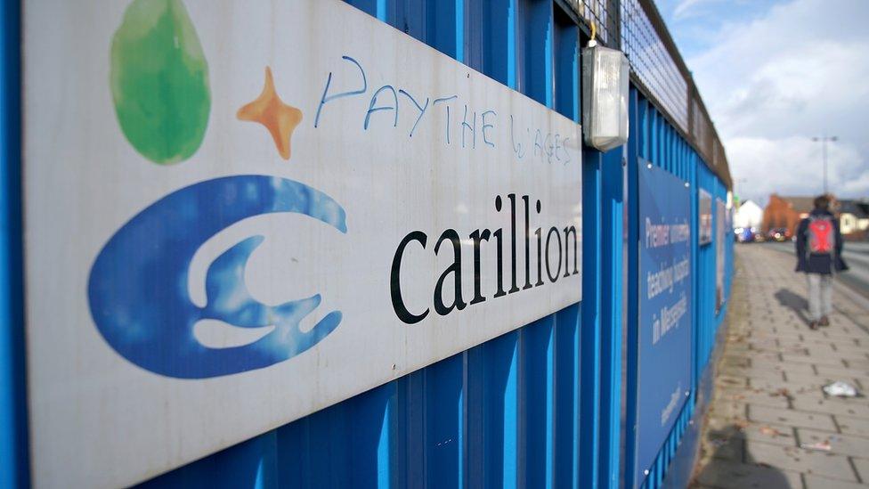 Carillion sign