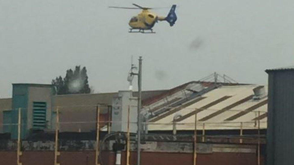 Police helicopter