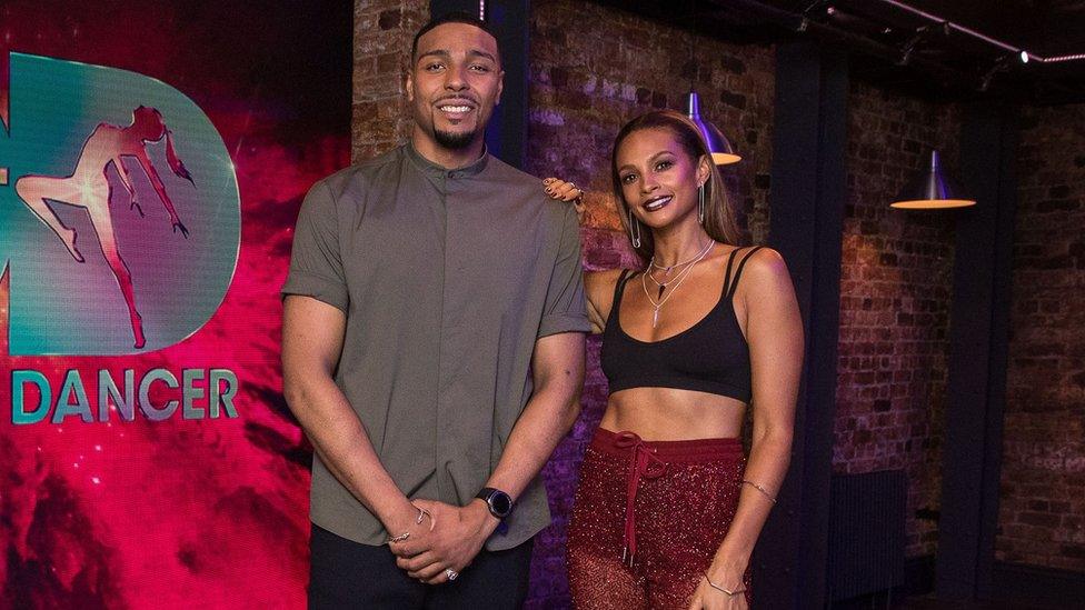 Jordan Banjo and Alesha Dixon