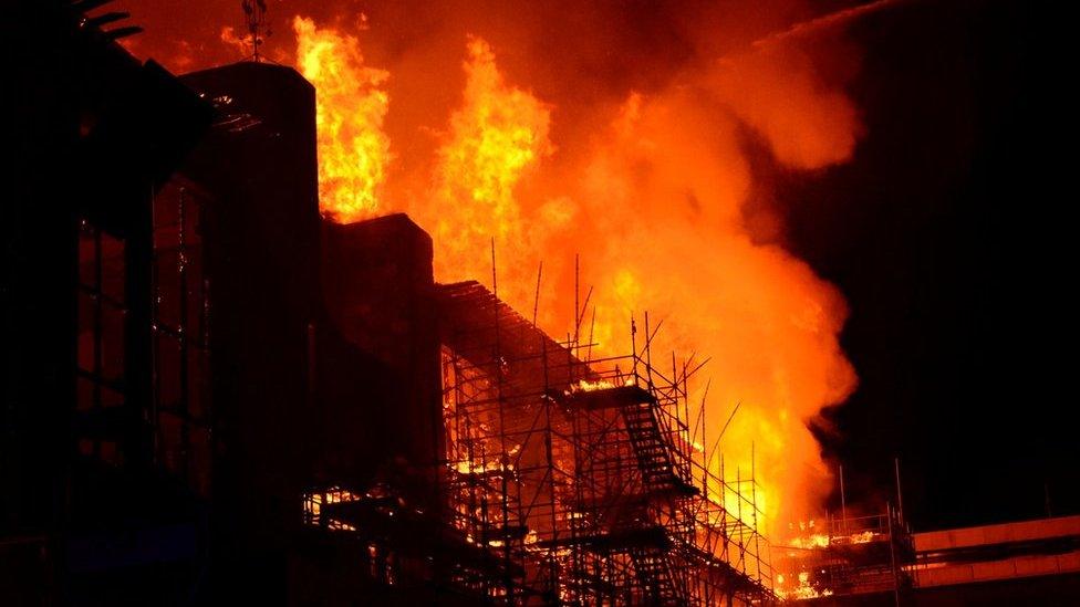 Fire at Glasgow school of art