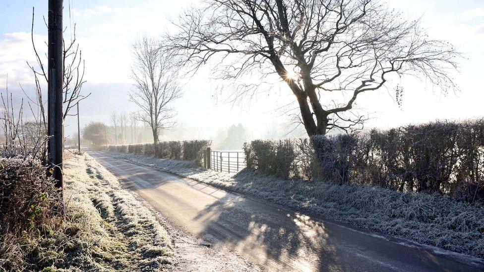 Icy Road Co Antrim