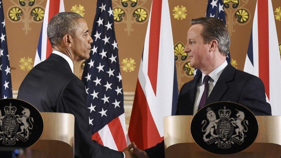 Barack Obama and David Cameron