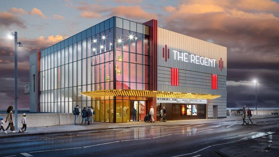 Artist's impression of new cinema