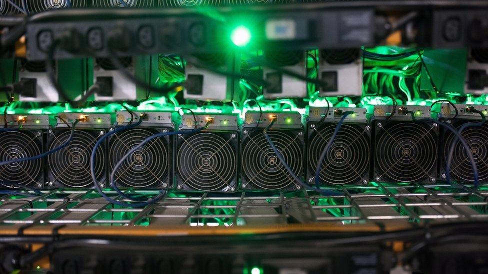 Computers mining crypto