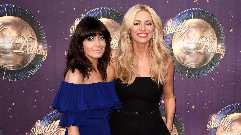 Hosts Tess Daly and Claudia Winkleman