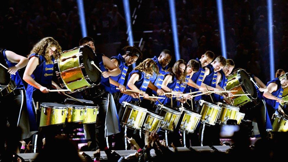 Half time marching band