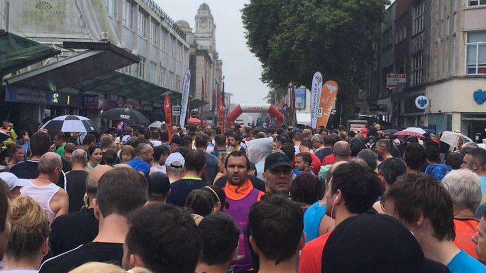 Swansea Half Marathon runners