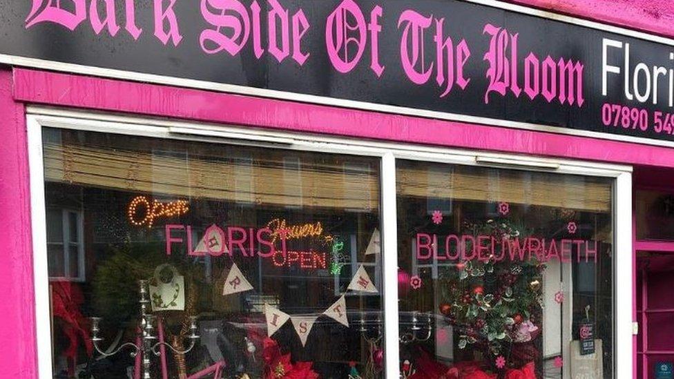 Shop front of Dark Side of the Bloom