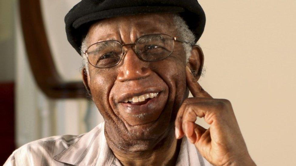 Nigerian author Chinua Achebe