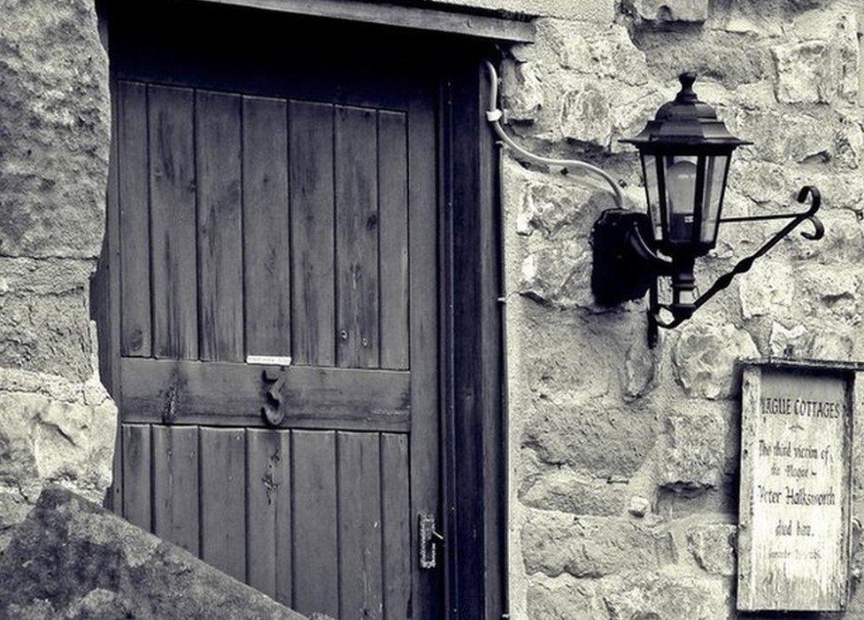 The cottage where Peter Hawksworth lived in Eyam