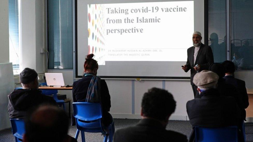 Muslim community hear the benefits of having the COVID-19 vaccination