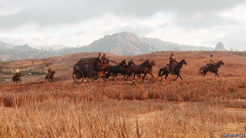 A screenshot from Red Dead Redemption 2